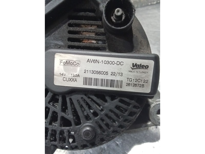 Recambio de alternador para ford focus turn. (cb8) titanium referencia OEM IAM AV6N10300DC 120A 11