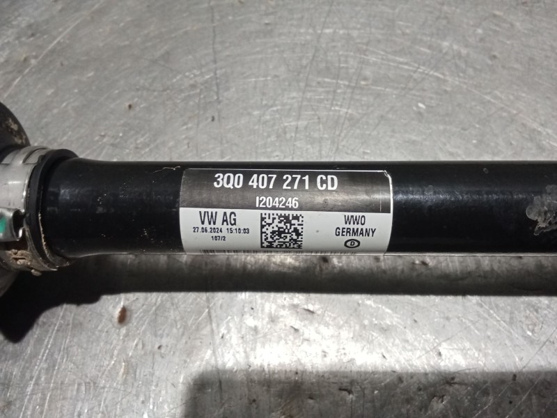 Recambio de transmision delantera izquierda para audi q3 (f3b) 35 tdi referencia OEM IAM 3Q0407271CD  