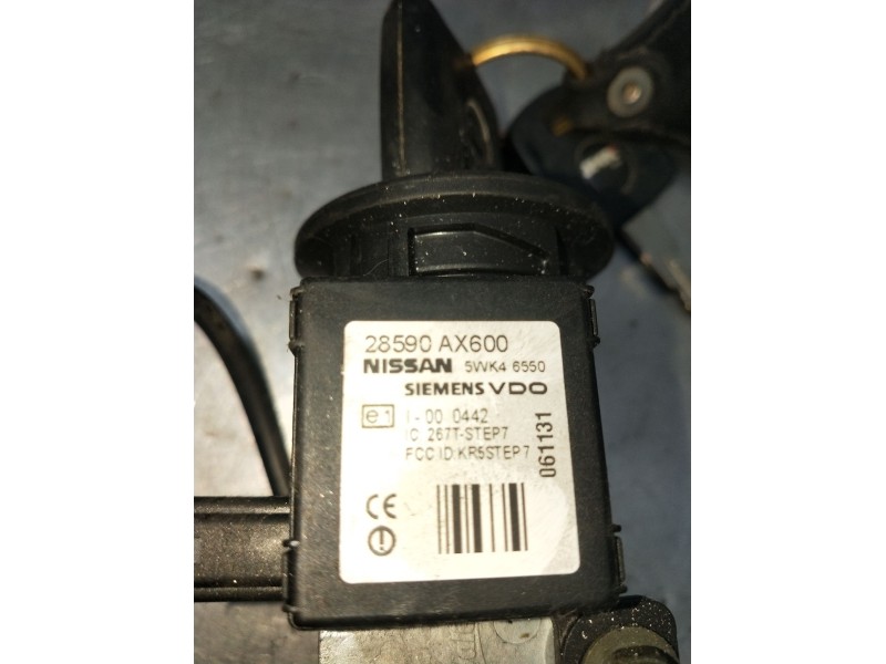 Recambio de conmutador de arranque para nissan note (e11, ne11) 1.5 dci referencia OEM IAM 5WK46550 28590AX600 267TSTEP7 06