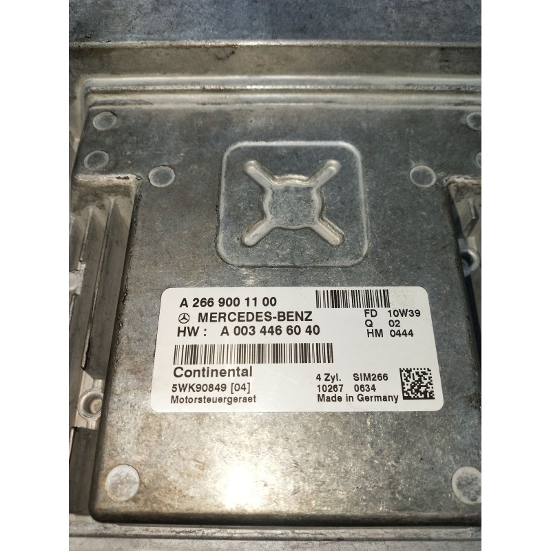 Recambio de centralita motor uce para mercedes-benz clase a (w169) a 160 (169.031, 169.331) referencia OEM IAM A2669001100 A0034