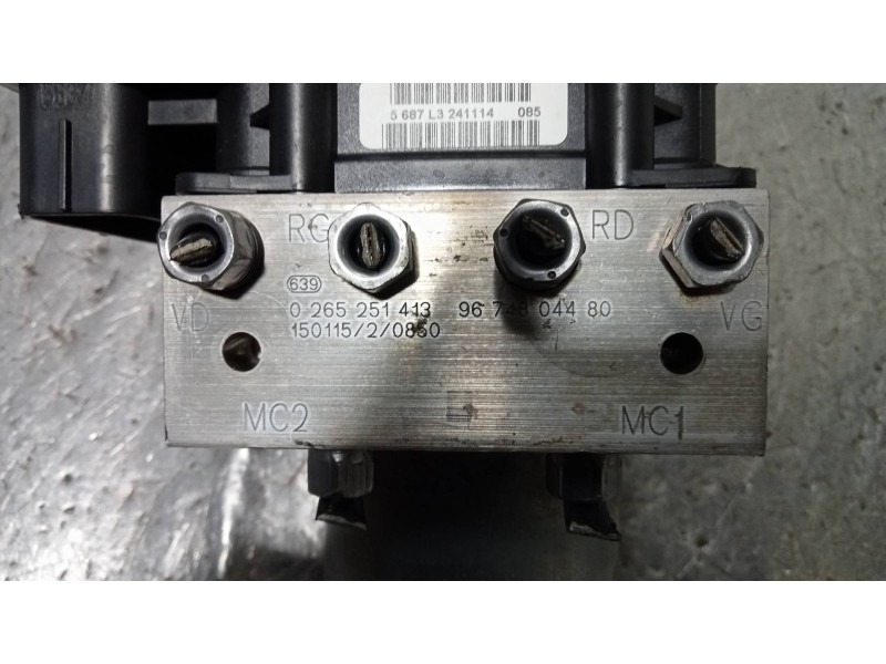Recambio de abs para citroen c5 berlina exclusive referencia OEM IAM 0265251413 9674804480 
