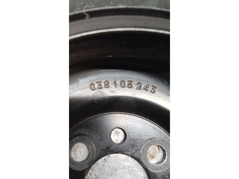 Recambio de polea cigueñal para seat leon (1p1) 2.0 tdi 16v referencia OEM IAM 03G105243  