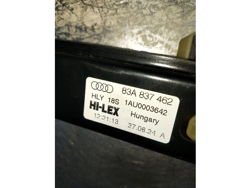 Recambio de elevalunas delantero derecho para audi q3 (f3b) 35 tdi referencia OEM IAM 83A837462 1AU0003642 24 5P