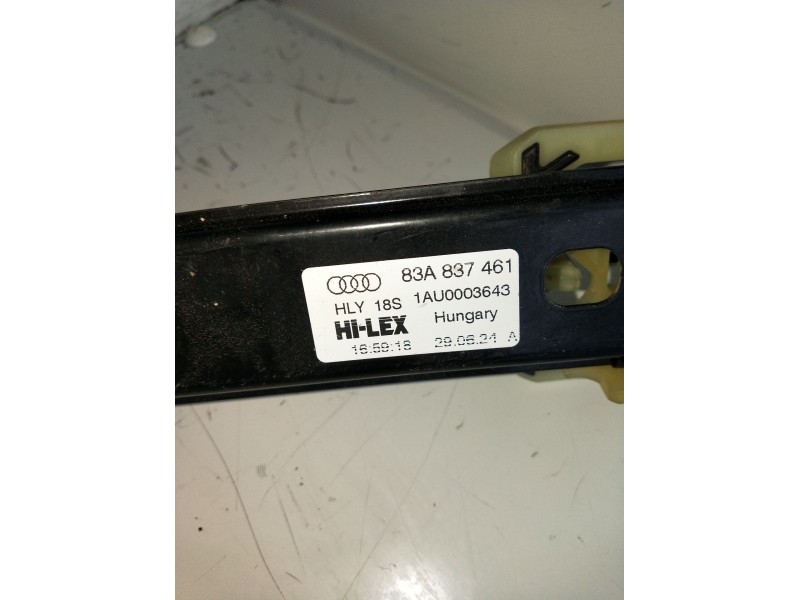 Recambio de elevalunas delantero izquierdo para audi q3 (f3b) 35 tdi referencia OEM IAM 83A837461 1AU0003643 24 5P
