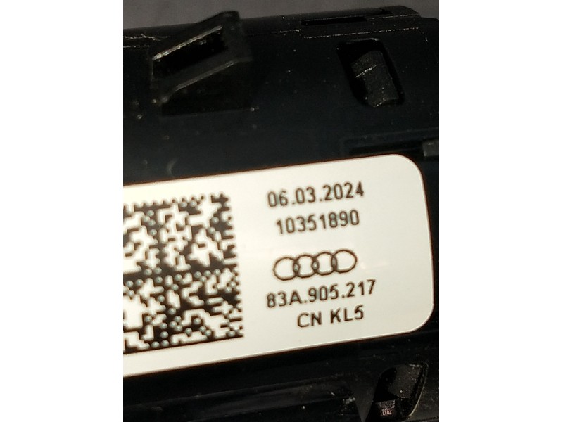 Recambio de conmutador de arranque para audi q3 (f3b) 35 tdi referencia OEM IAM 83A905217 10351890 START STOP 24