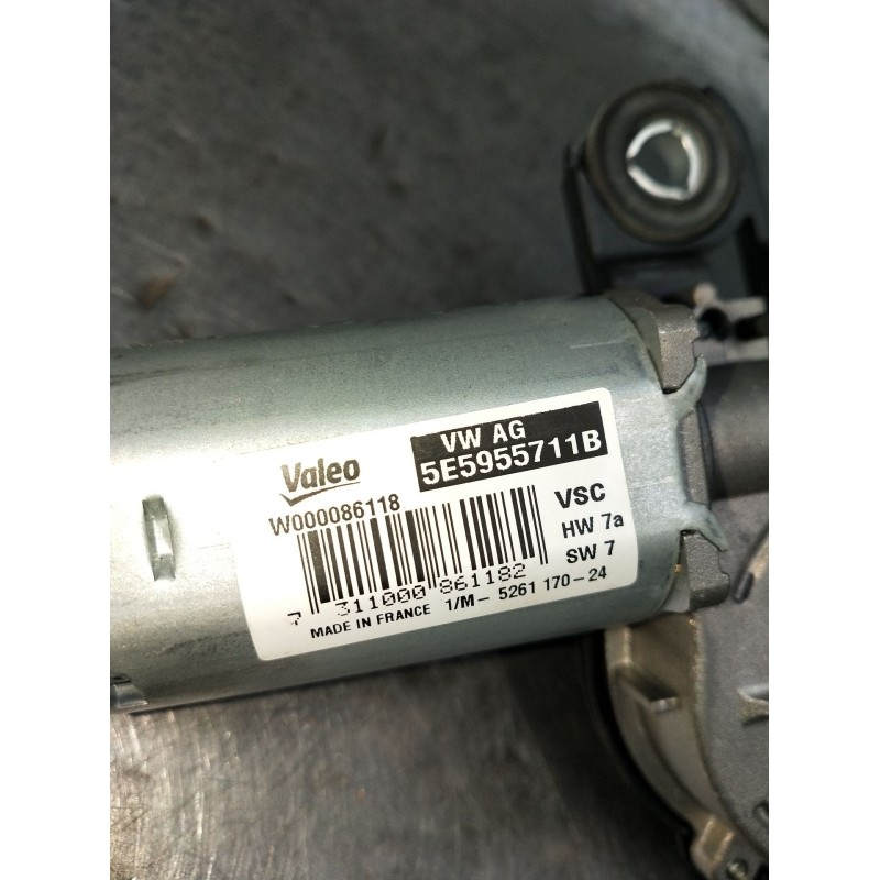 Recambio de motor limpia trasero para audi q3 (f3b) 35 tdi referencia OEM IAM 5E5955711B W000086118 526117024 24