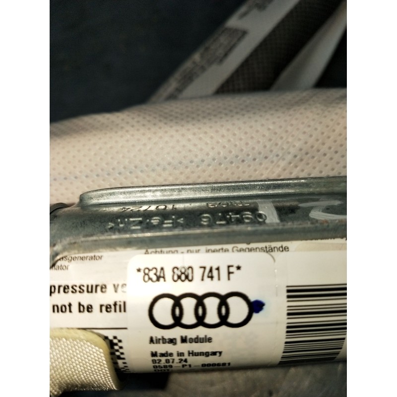 Recambio de airbag cortina delantero izquierdo para audi q3 (f3b) 35 tdi referencia OEM IAM 83A880741F  24