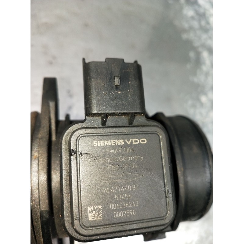 Recambio de caudalimetro para ford fiesta v (jh_, jd_) 1.4 tdci referencia OEM IAM 9647144080 5WK97004 05