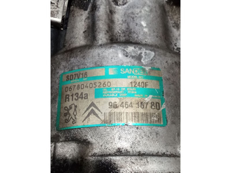 Recambio de compresor aire acondicionado para peugeot 406 (8b) 2.0 hdi 110 referencia OEM IAM 9646416780 06780405260 99