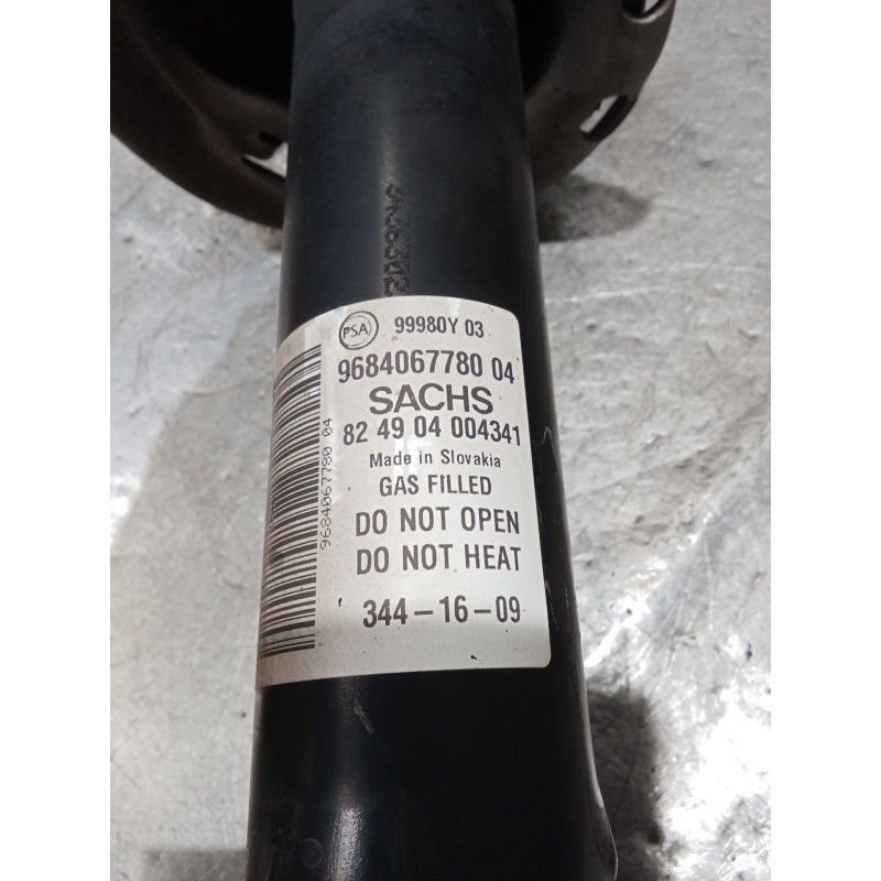 Recambio de amortiguador delantero derecho para citroën berlingo multispace (b9) 1.6 bluehdi 120 referencia OEM IAM 9684067780  