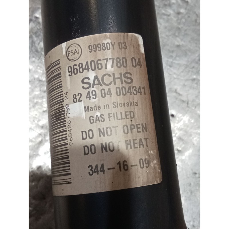 Recambio de amortiguador delantero izquierdo para citroën berlingo multispace (b9) 1.6 bluehdi 120 referencia OEM IAM 9684067780