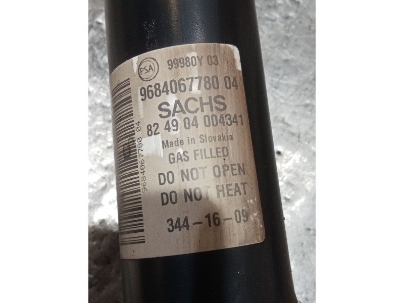 Recambio de amortiguador delantero izquierdo para citroën berlingo multispace (b9) 1.6 bluehdi 120 referencia OEM IAM 9684067780