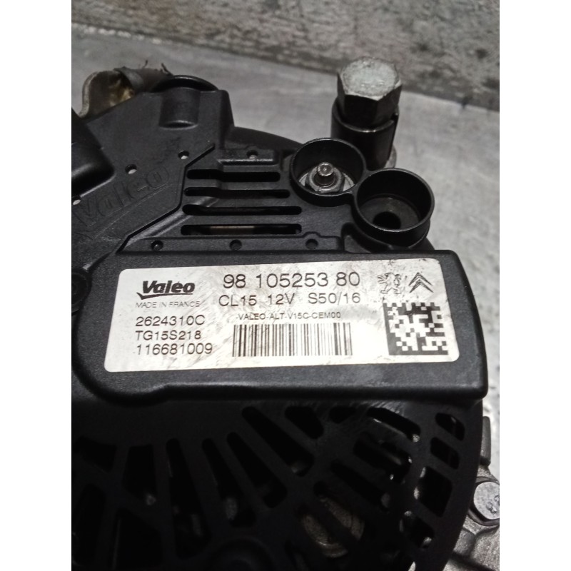 Recambio de alternador para citroën berlingo multispace (b9) 1.6 bluehdi 120 referencia OEM IAM 9810525380  14