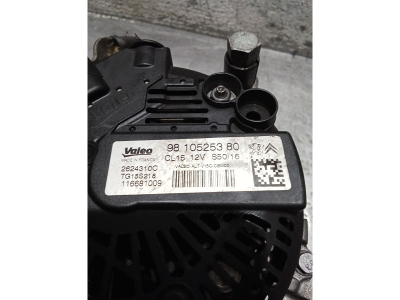 Recambio de alternador para citroën berlingo multispace (b9) 1.6 bluehdi 120 referencia OEM IAM 9810525380  14