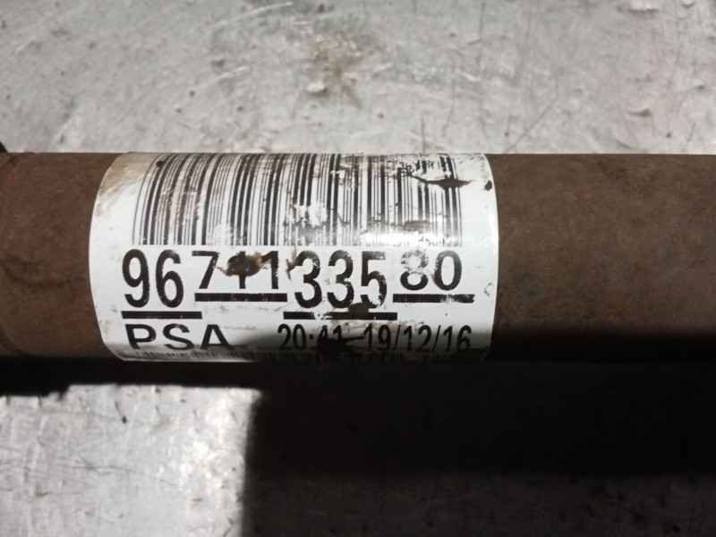 Recambio de transmision delantera izquierda para citroën berlingo multispace (b9) 1.6 bluehdi 120 referencia OEM IAM 9671133580 