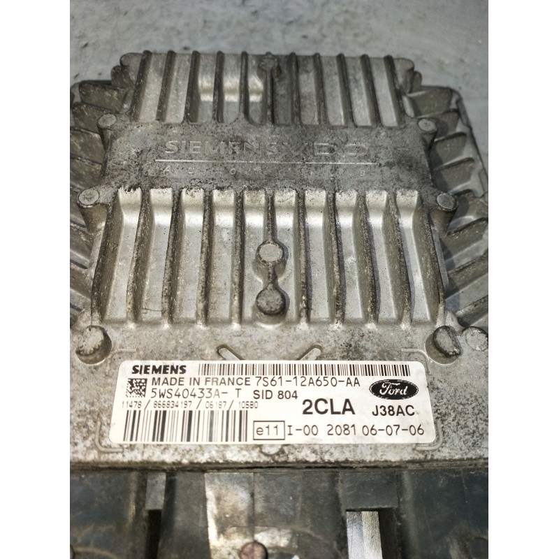 Recambio de centralita motor uce para ford fiesta v (jh_, jd_) 1.4 tdci referencia OEM IAM 7S6112A650AA 5WS40433A 2CLAJ38AC SID8