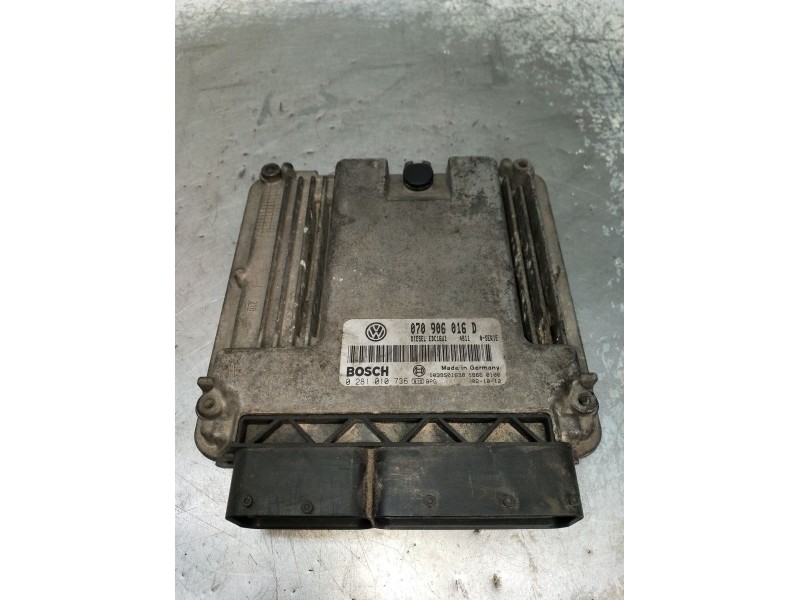 Recambio de centralita motor uce para volkswagen touareg (7la) tdi v10 referencia OEM IAM 0281010736 070906016D 1039S01638 EDC16