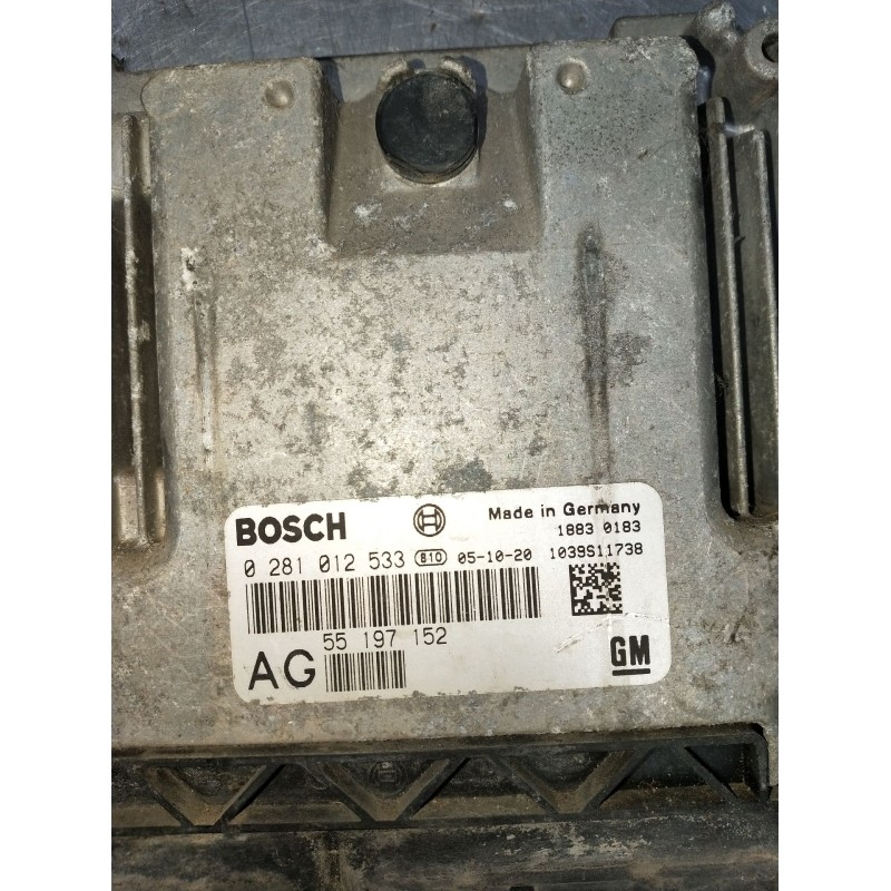 Recambio de centralita motor uce para opel vectra c station wagon (z02) 1.9 cdti (f35) referencia OEM IAM 0281012533 55197152 10