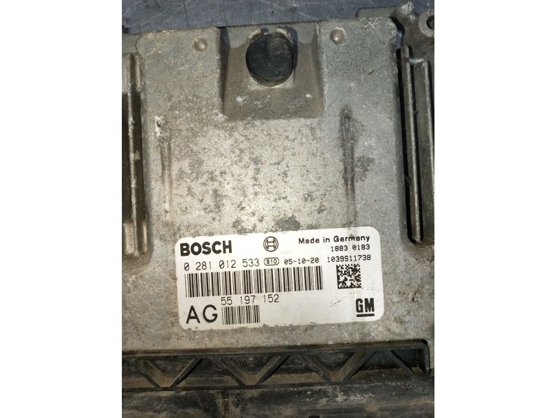 Recambio de centralita motor uce para opel vectra c station wagon (z02) 1.9 cdti (f35) referencia OEM IAM 0281012533 55197152 10