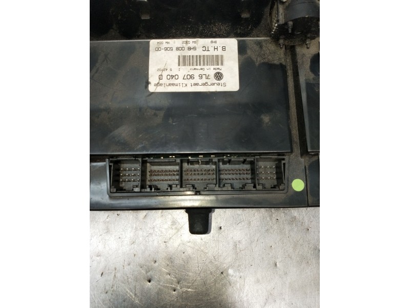 Recambio de mando calefaccion / aire acondicionado para volkswagen touareg (7la) tdi v10 referencia OEM IAM 7L6907040D 5HB008506