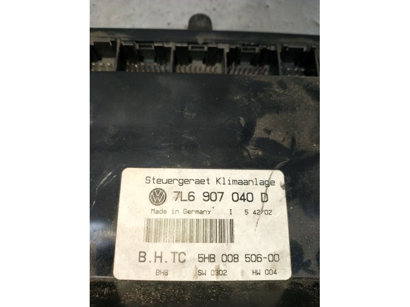 Recambio de mando calefaccion / aire acondicionado para volkswagen touareg (7la) tdi v10 referencia OEM IAM 7L6907040D 5HB008506