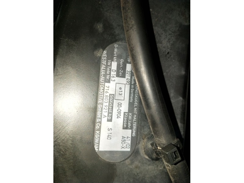 Recambio de refuerzo paragolpes trasero para volkswagen touareg (7la) tdi v10 referencia OEM IAM 716803921A  02