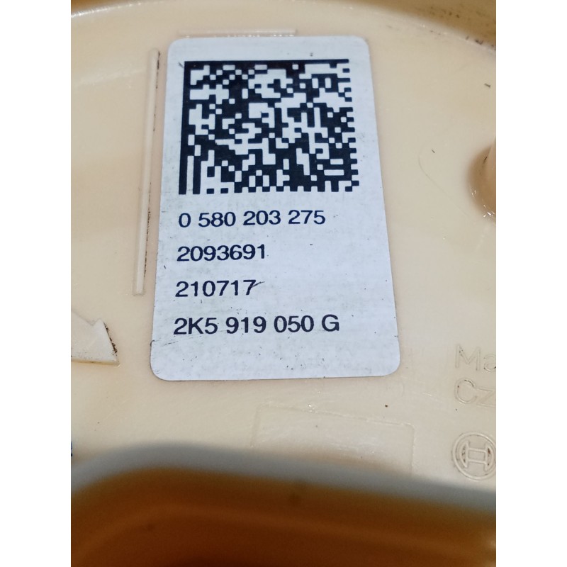 Recambio de bomba combustible para volkswagen caddy iv furgoneta/monovolumen (saa, sah) 2.0 tdi referencia OEM IAM 0580203275 2K