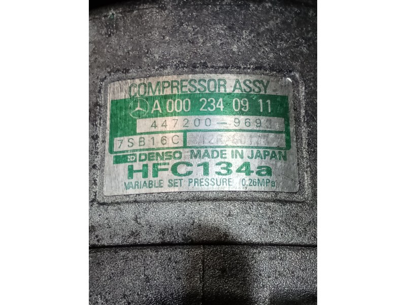 Recambio de compresor aire acondicionado para mercedes-benz clase e (w210) e 220 d (210.004) referencia OEM IAM A0002340911 4472
