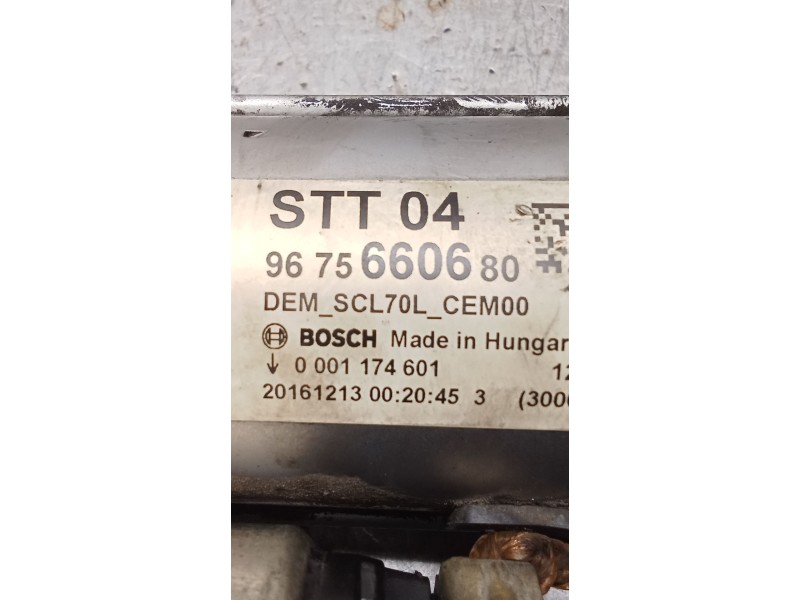 Recambio de motor arranque para citroën berlingo multispace (b9) 1.6 bluehdi 120 referencia OEM IAM 0001174601  9675660680