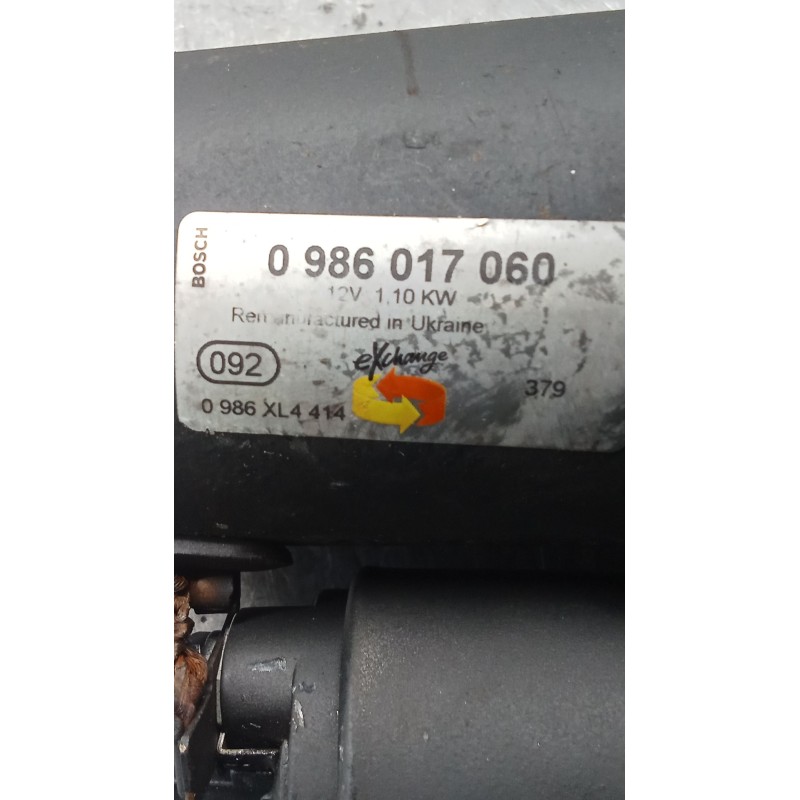 Recambio de motor arranque para ford focus ii (da_, hcp, dp) 1.6 referencia OEM IAM 0986017060  