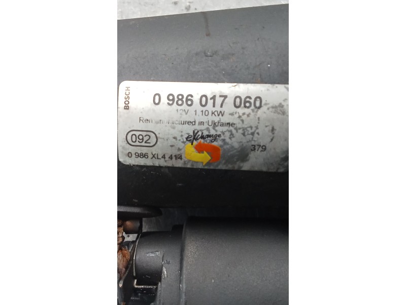 Recambio de motor arranque para ford focus ii (da_, hcp, dp) 1.6 referencia OEM IAM 0986017060  