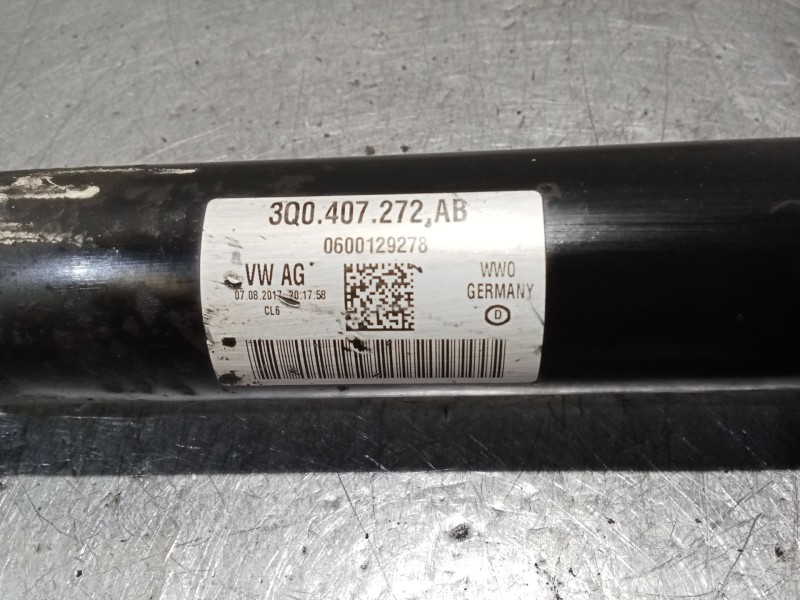 Recambio de transmision delantera derecha para volkswagen caddy iv furgoneta/monovolumen (saa, sah) 2.0 tdi referencia OEM IAM 3