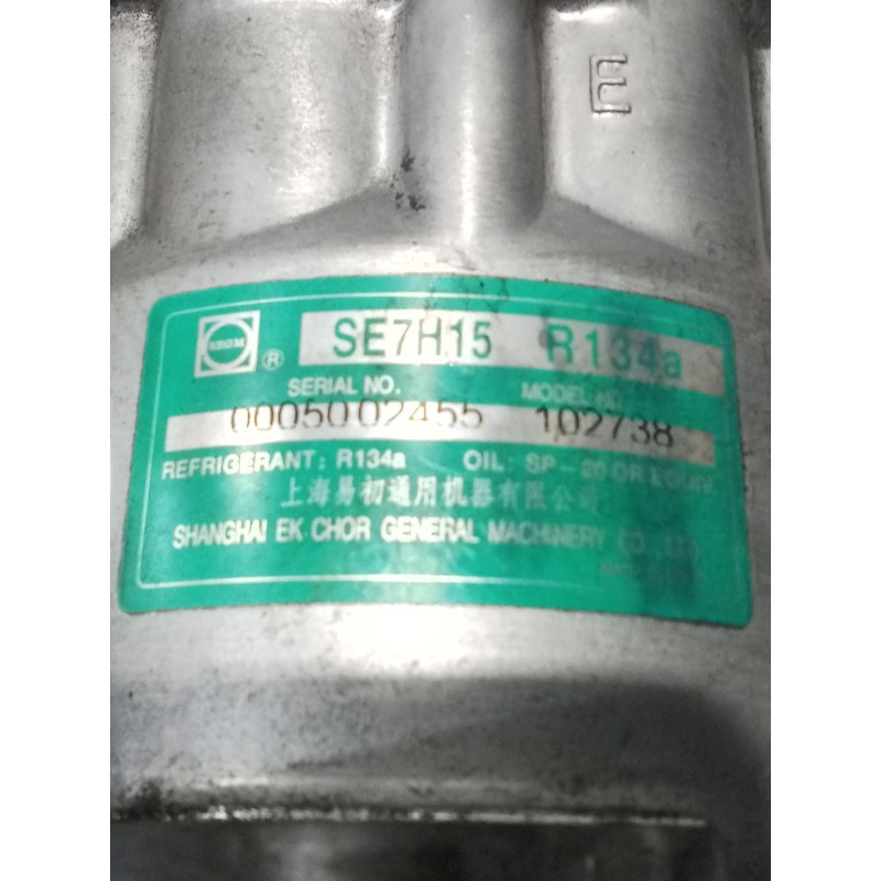 Recambio de compresor aire acondicionado para citroën xm (y3) 2.0 referencia OEM IAM 0005002455 102738 