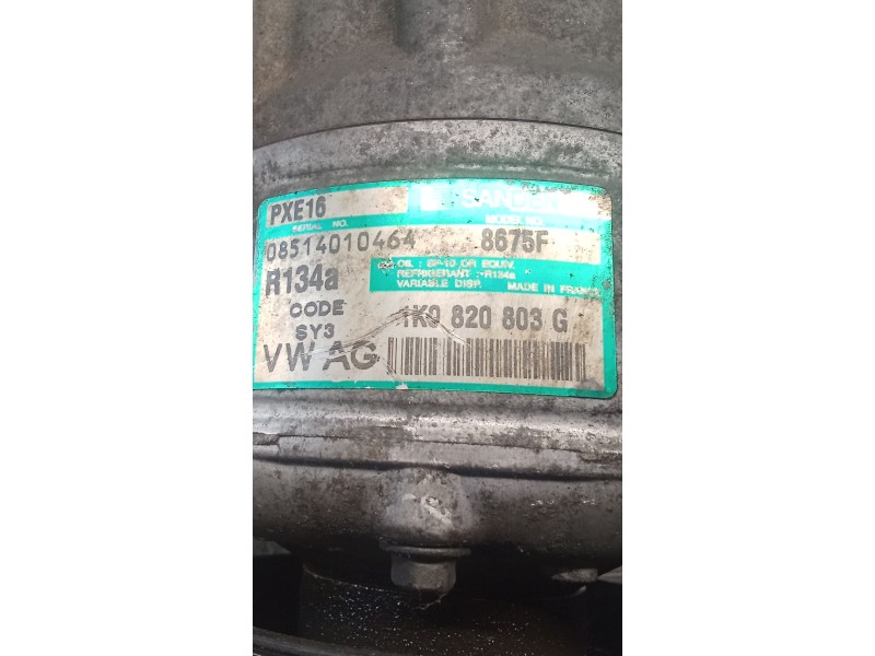 Recambio de compresor aire acondicionado para skoda octavia ii (1z3) 1.9 tdi referencia OEM IAM 1K0820803G  04