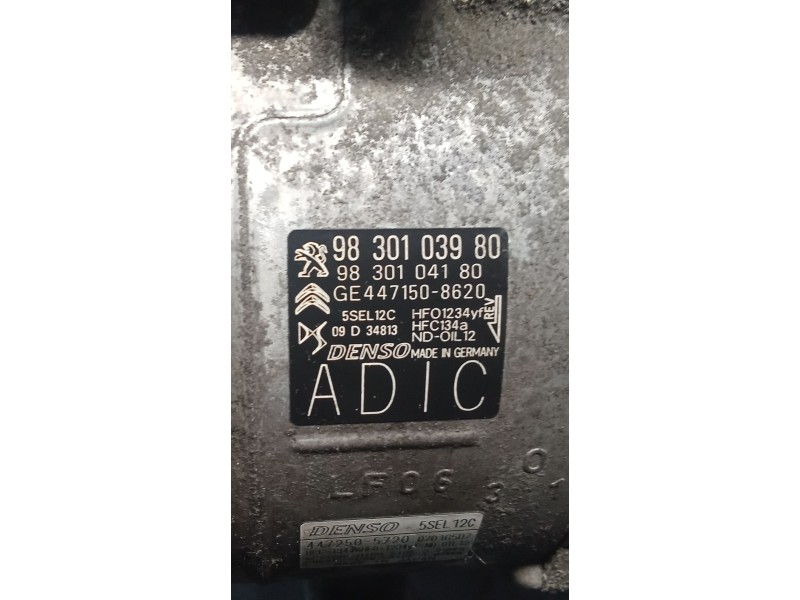 Recambio de compresor aire acondicionado para citroën c5 aircross (ac_, aj_, ar_, a4_) 1.5 bluehdi 130 (acyhzj, acyhzr) referenc