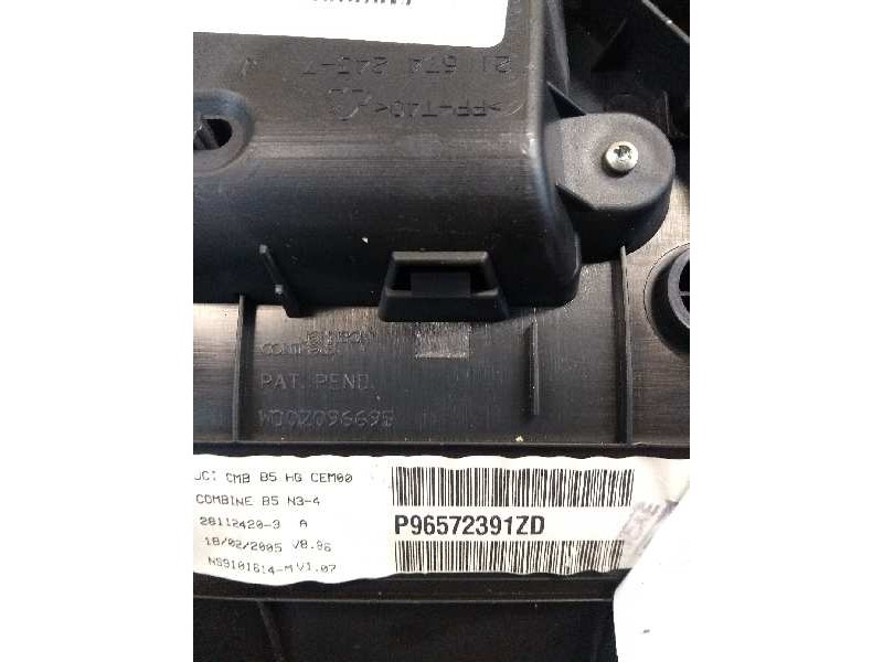 Recambio de cuadro instrumentos para citroen c4 coupe vtr referencia OEM IAM P96572391ZD 281123574 6106WA