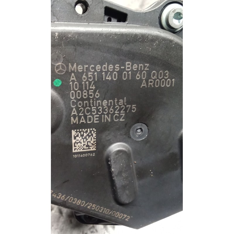 Recambio de valvula egr para mercedes-benz clase c (w204) berlina c 200 cdi blueefficiency (204.001) referencia OEM IAM A6511400