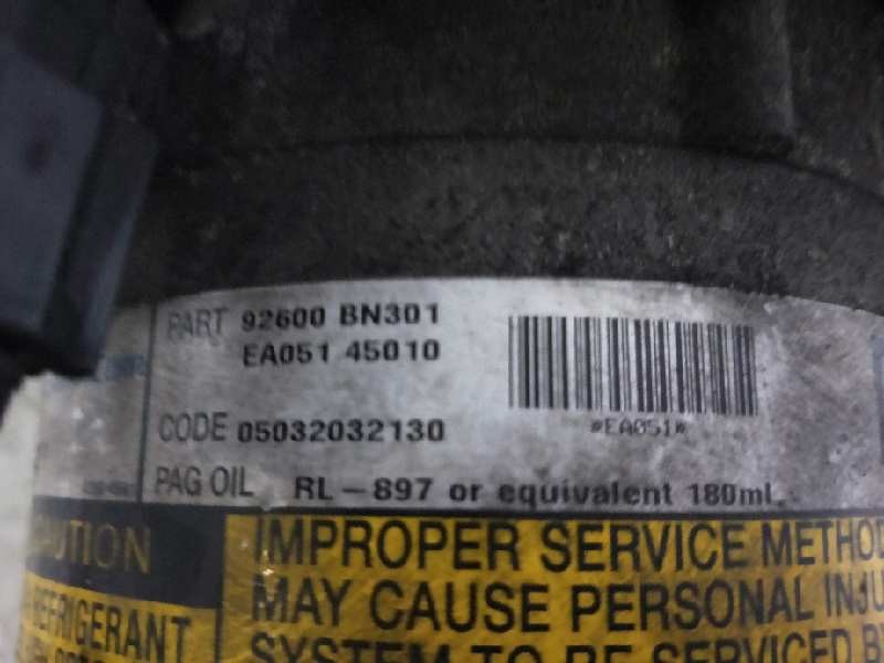 Recambio de compresor aire acondicionado para nissan primera berlina (p12) 1.9 16v turbodiesel cat referencia OEM IAM 92600BN301