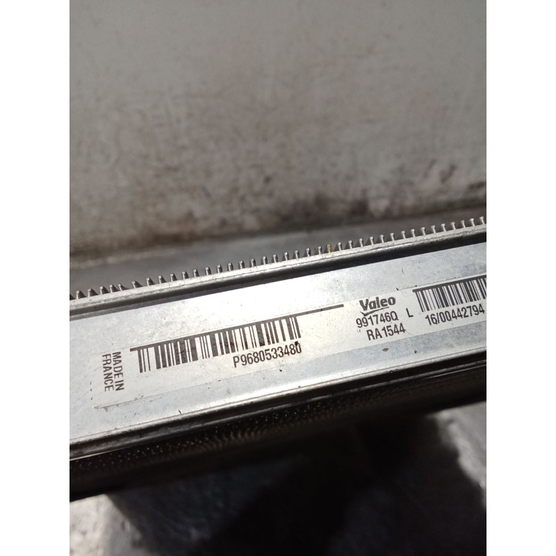 Recambio de radiador agua para citroën berlingo multispace (b9) 1.6 bluehdi 120 referencia OEM IAM P9680533480 9680533480 14