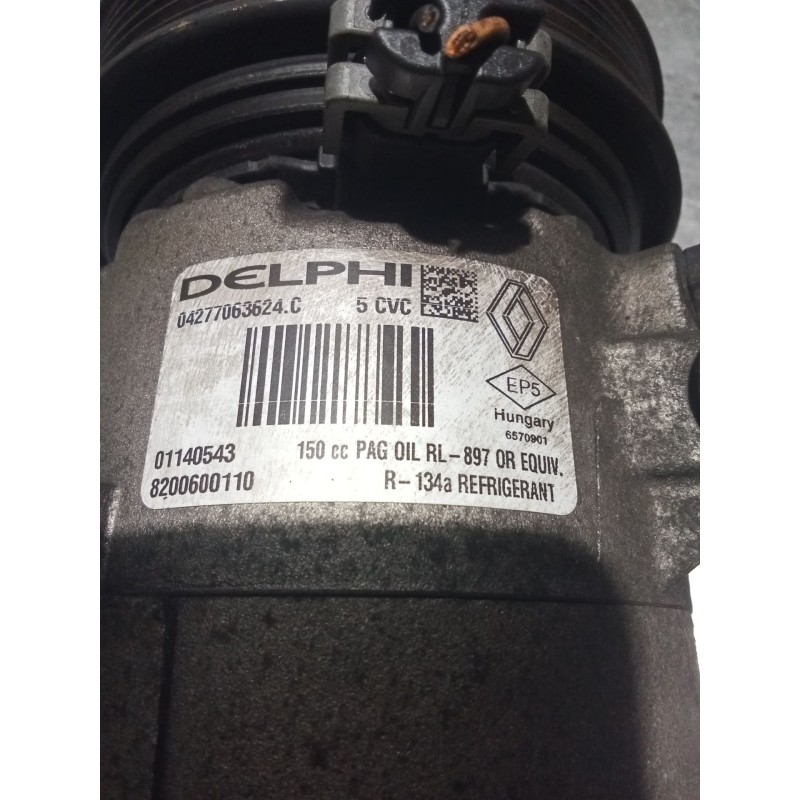 Recambio de compresor aire acondicionado para renault scénic ii (jm0/1_) 1.5 dci (jm1e, jm16) referencia OEM IAM   