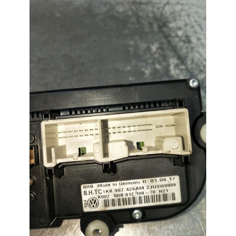 Recambio de mando calefaccion / aire acondicionado para volkswagen caddy iv furgoneta/monovolumen (saa, sah) 2.0 tdi referencia 