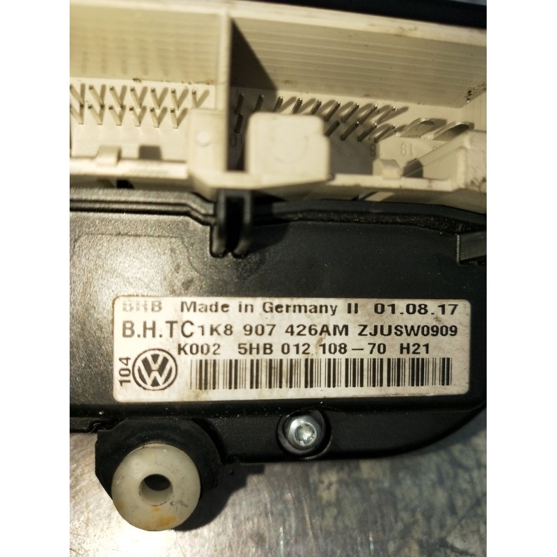 Recambio de mando calefaccion / aire acondicionado para volkswagen caddy iv furgoneta/monovolumen (saa, sah) 2.0 tdi referencia 
