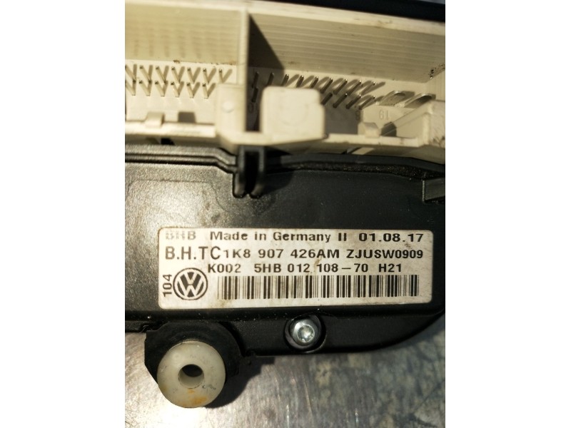 Recambio de mando calefaccion / aire acondicionado para volkswagen caddy iv furgoneta/monovolumen (saa, sah) 2.0 tdi referencia 