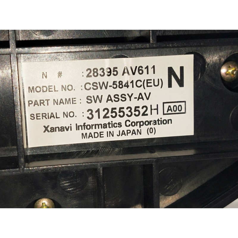 Recambio de mando calefaccion / aire acondicionado para nissan primera trav. (p12) 1.9 16v turbodiesel cat referencia OEM IAM 28