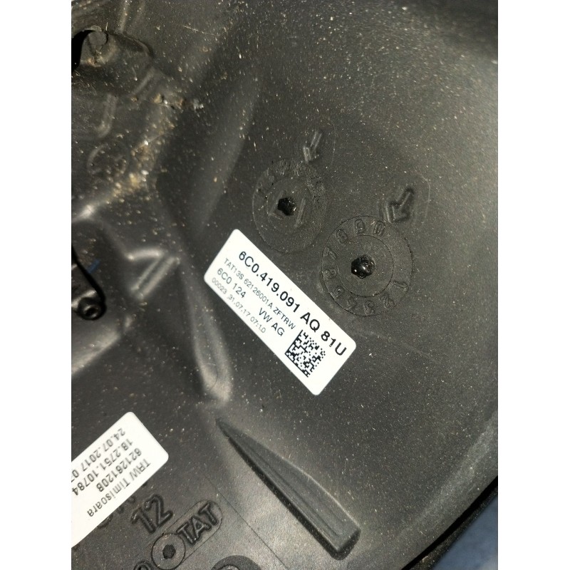 Recambio de volante para volkswagen caddy iv furgoneta/monovolumen (saa, sah) 2.0 tdi referencia OEM IAM 6C0419091AQ 6C0124VWAG 