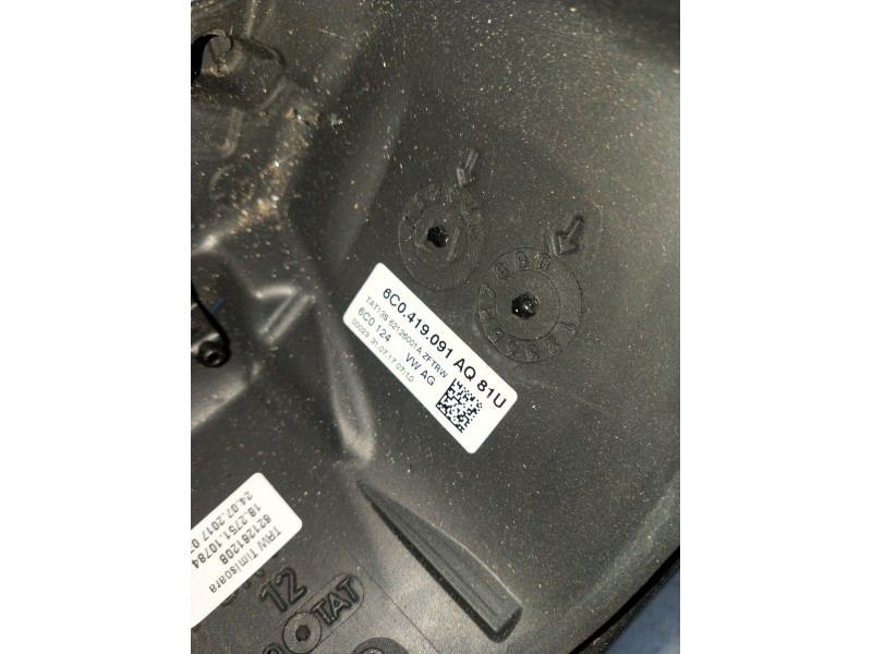 Recambio de volante para volkswagen caddy iv furgoneta/monovolumen (saa, sah) 2.0 tdi referencia OEM IAM 6C0419091AQ 6C0124VWAG 