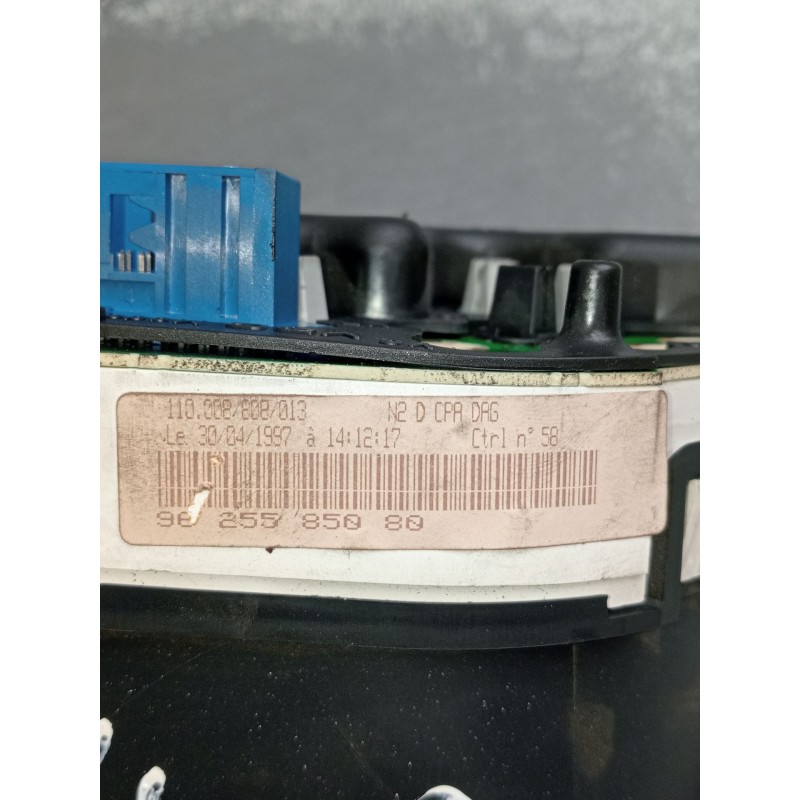 Recambio de cuadro instrumentos para peugeot 306 (7b, n3, n5) 1.9 sld referencia OEM IAM 9625585080 110008808013 