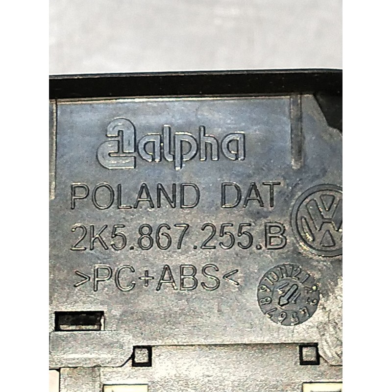 Recambio de mando elevalunas delantero izquierdo para volkswagen caddy iv furgoneta/monovolumen (saa, sah) 2.0 tdi referencia OE