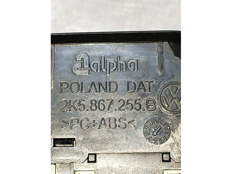 Recambio de mando elevalunas delantero izquierdo para volkswagen caddy iv furgoneta/monovolumen (saa, sah) 2.0 tdi referencia OE