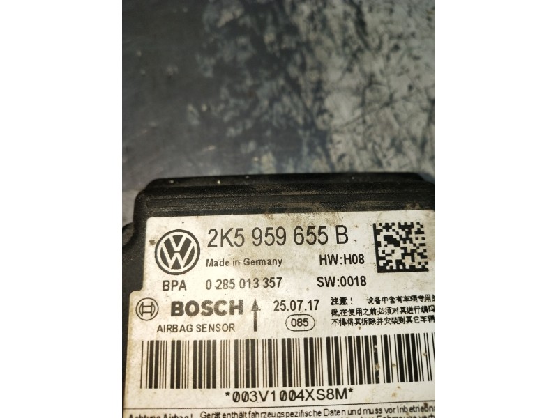 Recambio de kit airbag para volkswagen caddy iv furgoneta/monovolumen (saa, sah) 2.0 tdi referencia OEM IAM 0285013357  2014